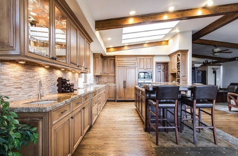 Luxury kitchen interior in a residential listing